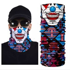 Bandana Neck Gaiter Skull Face Mask Bandanas Tube Breathable Rave Face Scarf US